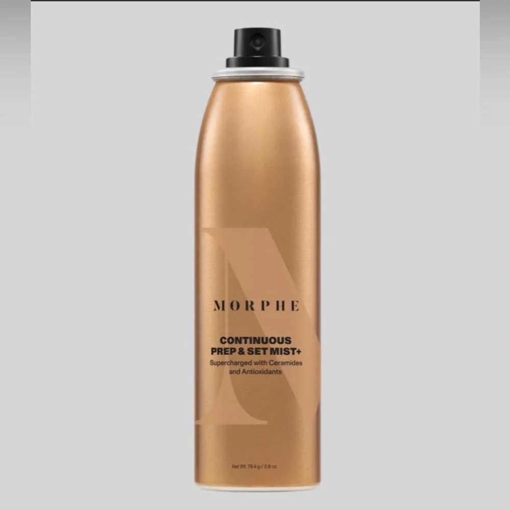 Morphe Gold Continuous Prep & Set Mist Plus